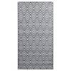 vidaXL Outdoor-Teppich ARAKIL Weiß und Schwarz 160x230 cm PP