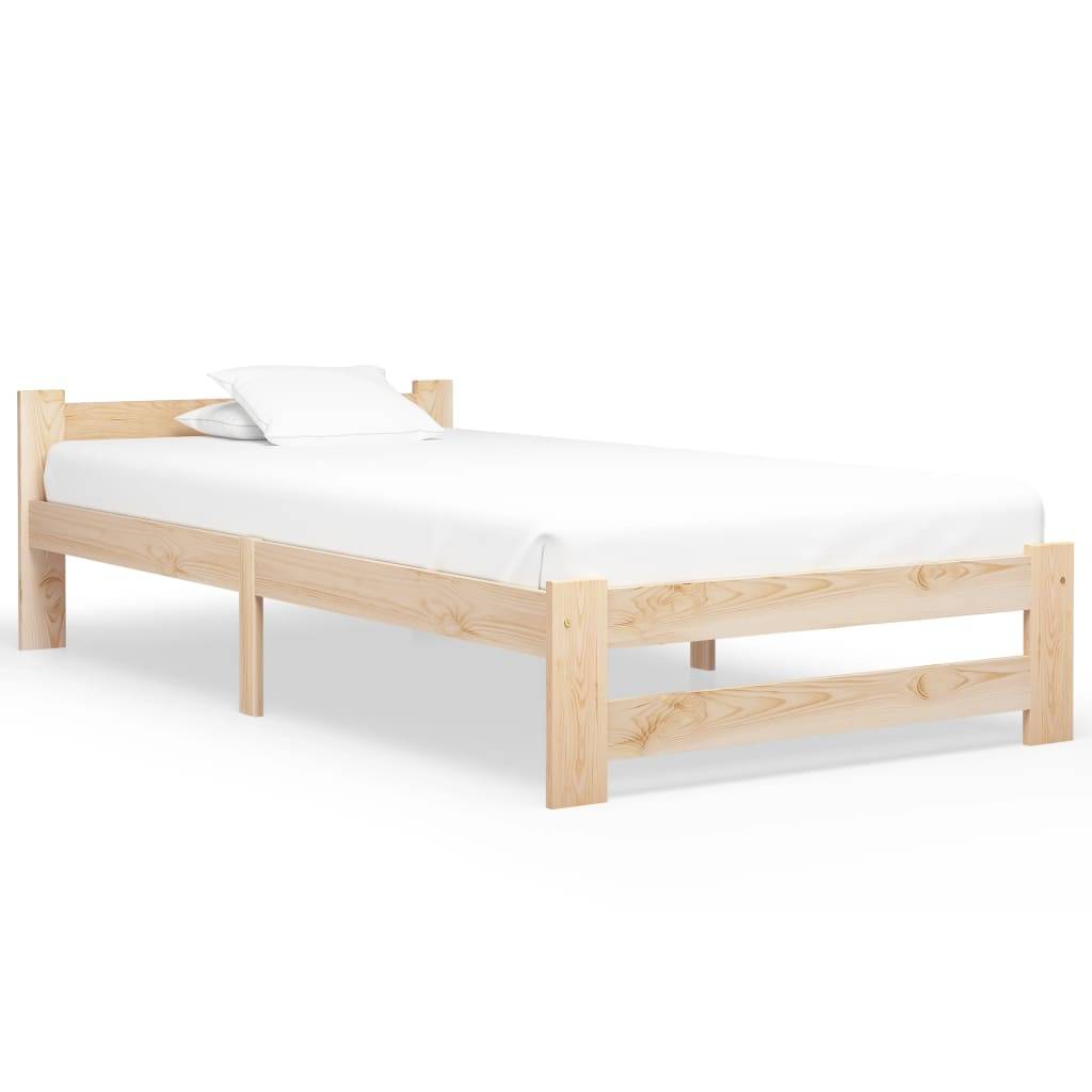 Bettgestell Massivholz Kiefer 90x200 cm-0