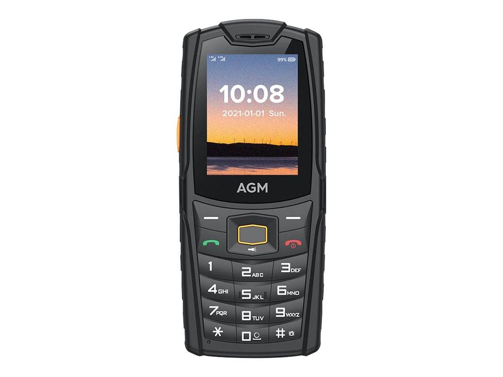 AGM Mobile AGM M6, Balken, Dual-SIM, 6,1 cm (2.4"), 0,3 MP, 2500 mAh, Schwarz-0