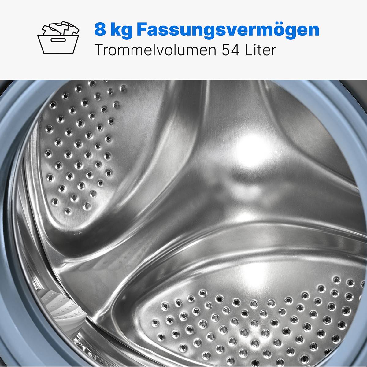 Bomann Waschmaschine WA 7185 titan schwarz-1