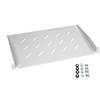 HMF 65499 Fachboden für Serverschrank | 19 Zoll | 1 HE | 300 mm Einbautiefe | Lichtgrau