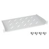HMF 65499 Fachboden für Serverschrank | 19 Zoll | 1 HE | 250 mm Einbautiefe | Lichtgrau