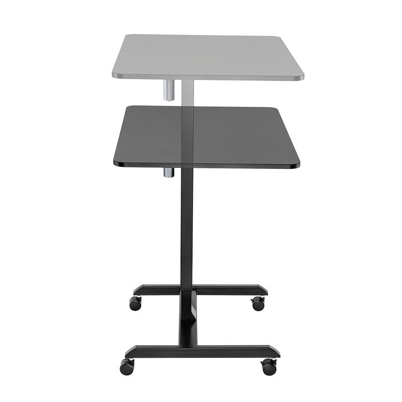 LogiLink Elektrisch verstellbarer Sitz-/Steharbeitsplatz, rollbar, schwarz-4
