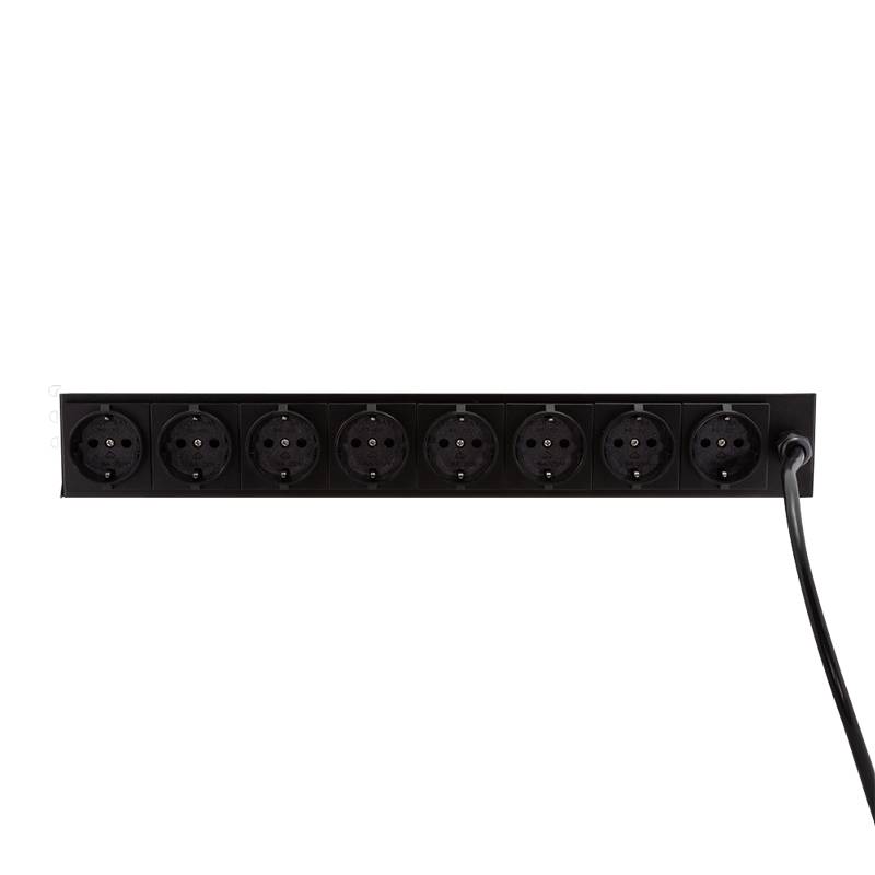 LogiLink Professional 19" Steckdosenleiste 8-fach, jede Steckdose einzeln schaltbar-4