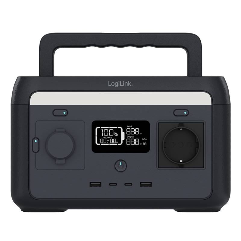 Logilink Portable power station, 300W, LiFePO4 battery Energie & USV Powerstation-1