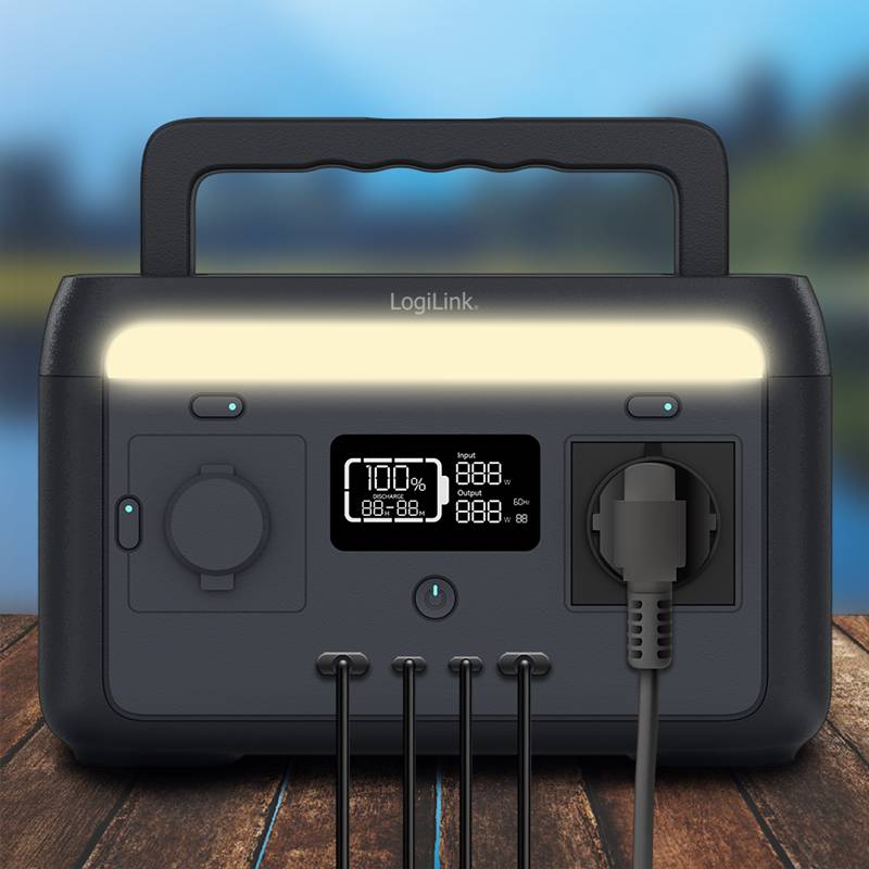 Logilink Portable power station, 300W, LiFePO4 battery Energie & USV Powerstation-3