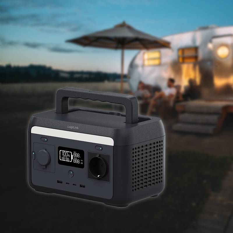 Logilink Portable power station, 300W, LiFePO4 battery Energie & USV Powerstation-4