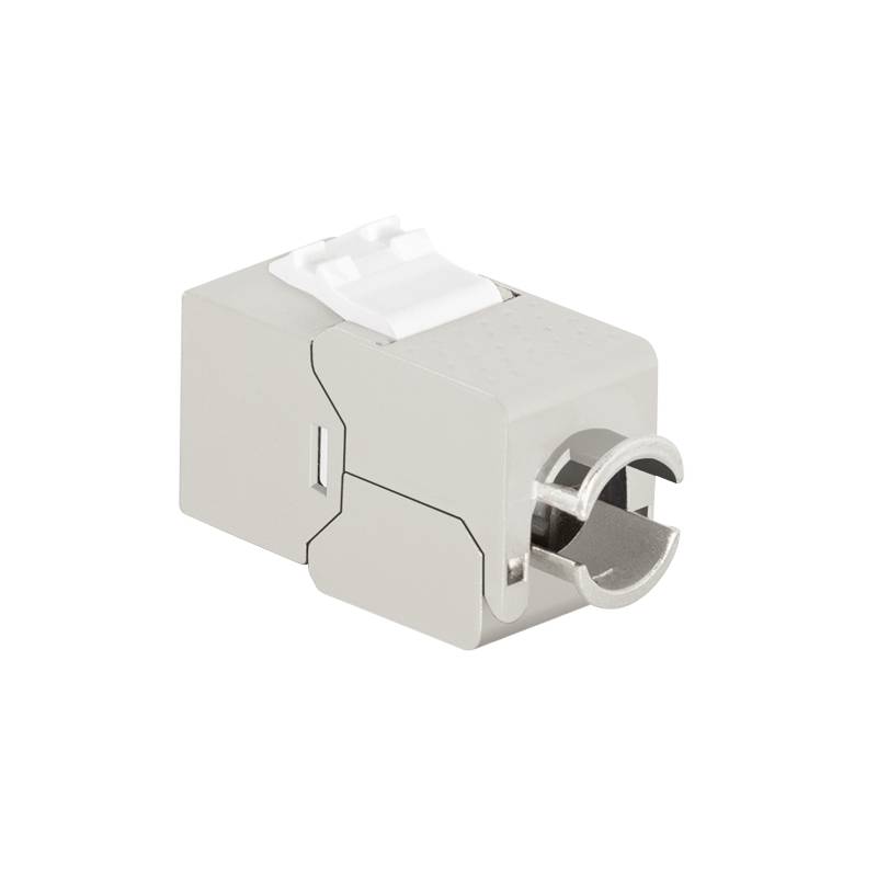Keystone jack Cat.8.1 STP EconLine, 14.5 mm 22-26 AWG Kabel & Adapter-1