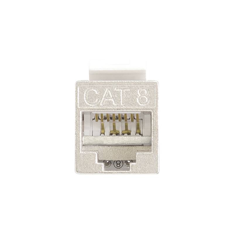 Keystone jack Cat.8.1 STP EconLine, 14.5 mm 22-26 AWG Kabel & Adapter-2
