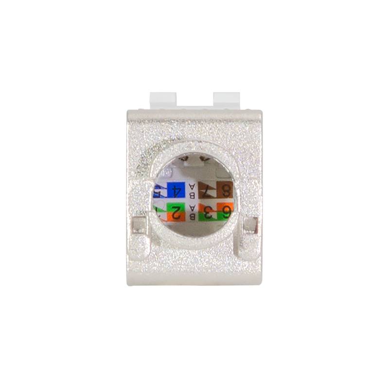 Keystone jack Cat.8.1 STP EconLine, 14.5 mm 22-26 AWG Kabel & Adapter-4