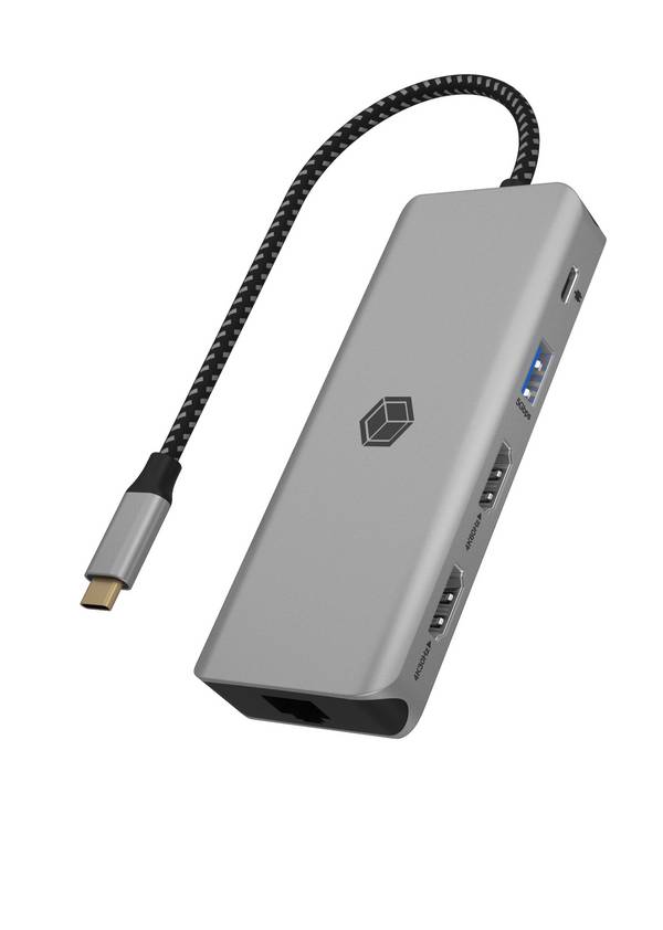 IB-DK4012-CPD, 9 in 1 USB Type-C® Notebook DockingStation, 2x HDMI