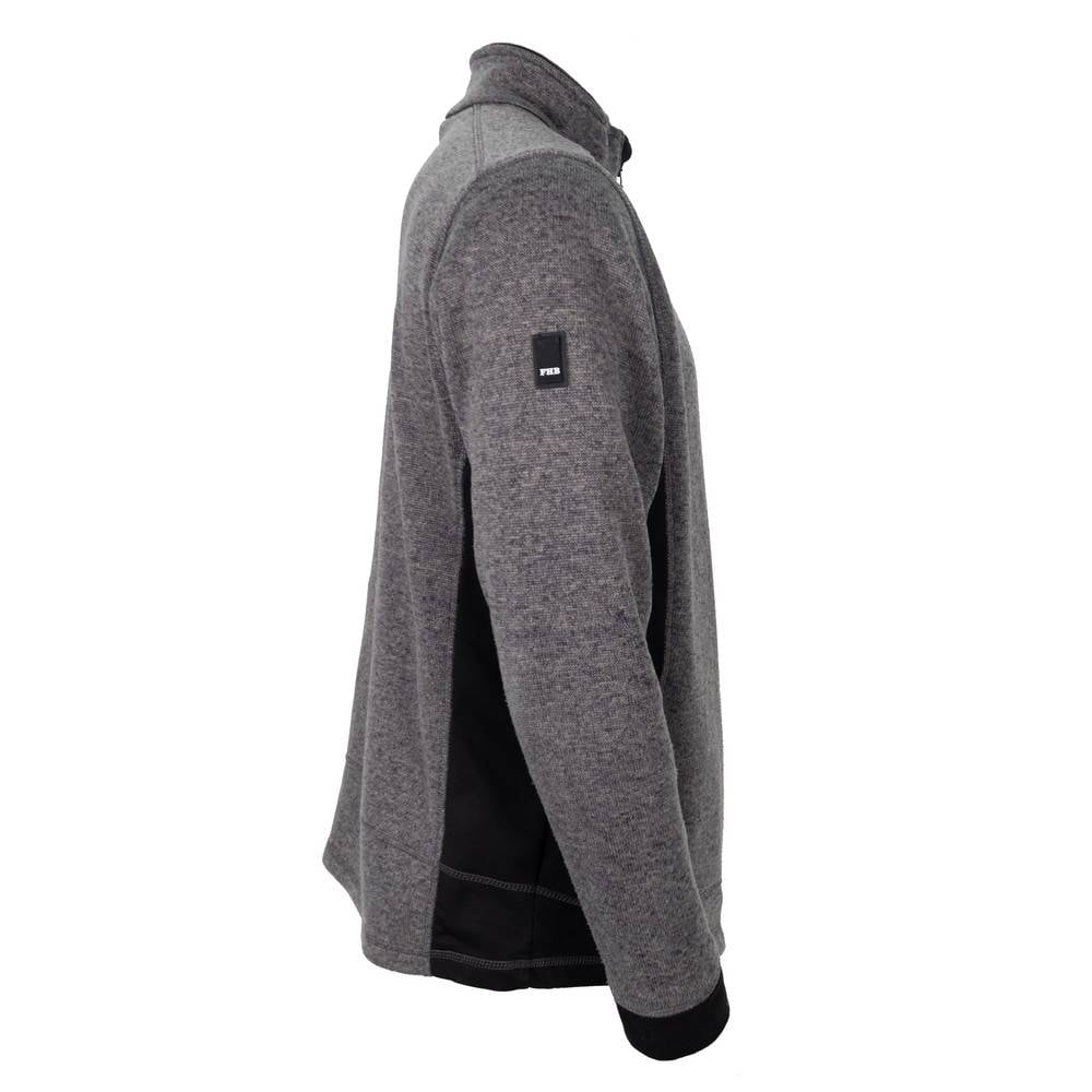 Dönges Strickfleecejacke, anthrazit, Herren, Größe S, XXXL-3