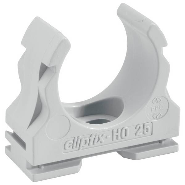 Fränkische Kunststoff-Klemmschelle gr, f.alle Wellrohre clipfix-H0 16 mm