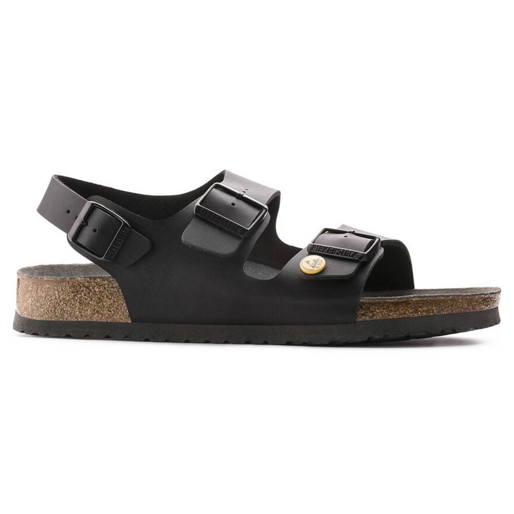 Birkenstock ESD-Sandale Milano, Größe 46, schwarz, normal-4