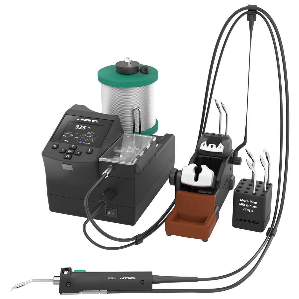 JBC 1-Kanal Lötstation ALE-210VB, mit automatischem Lötdrahtvorschub-0