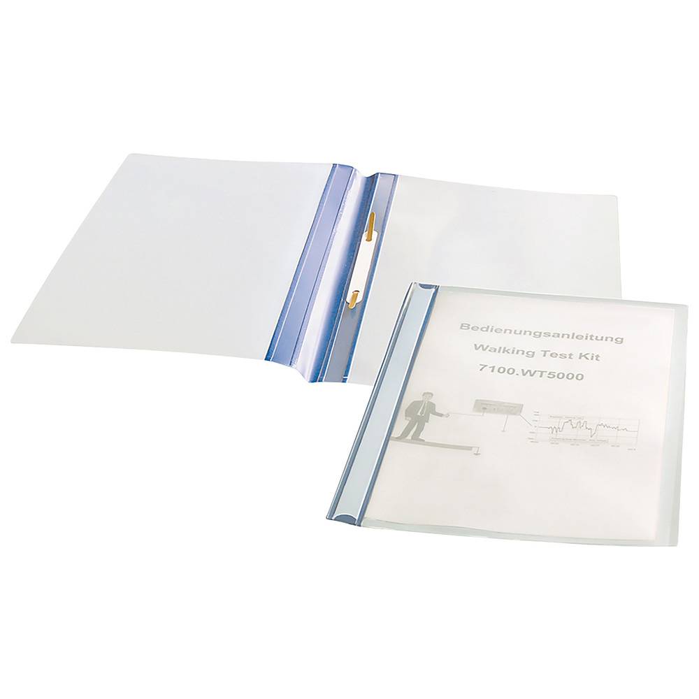 Warmbier Schnellhefter IDP-STAT, ESD, blau/transparent-0