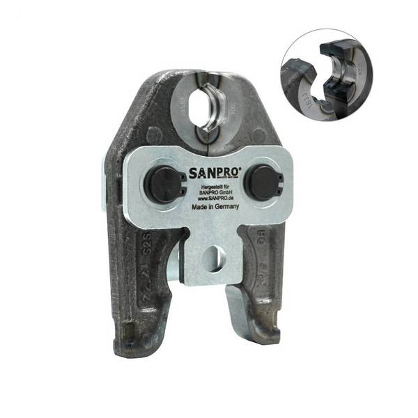 Sanpro Pressbacke / Presszange - V - Profil, Größe V 18