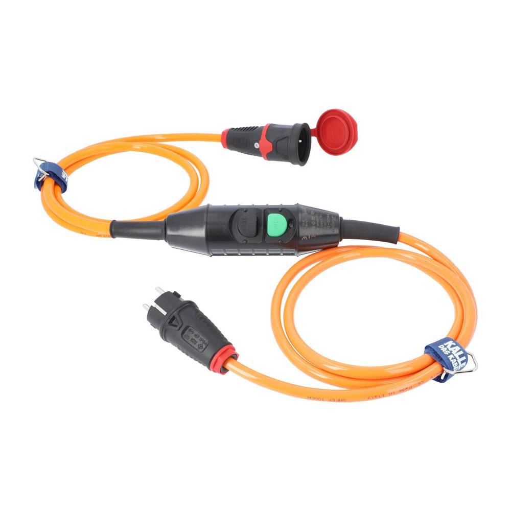 Kalle das Kabel Personenschutzschalter PRCD-K, 1-fach, H07BQ-F 3G 2,5, orange-0