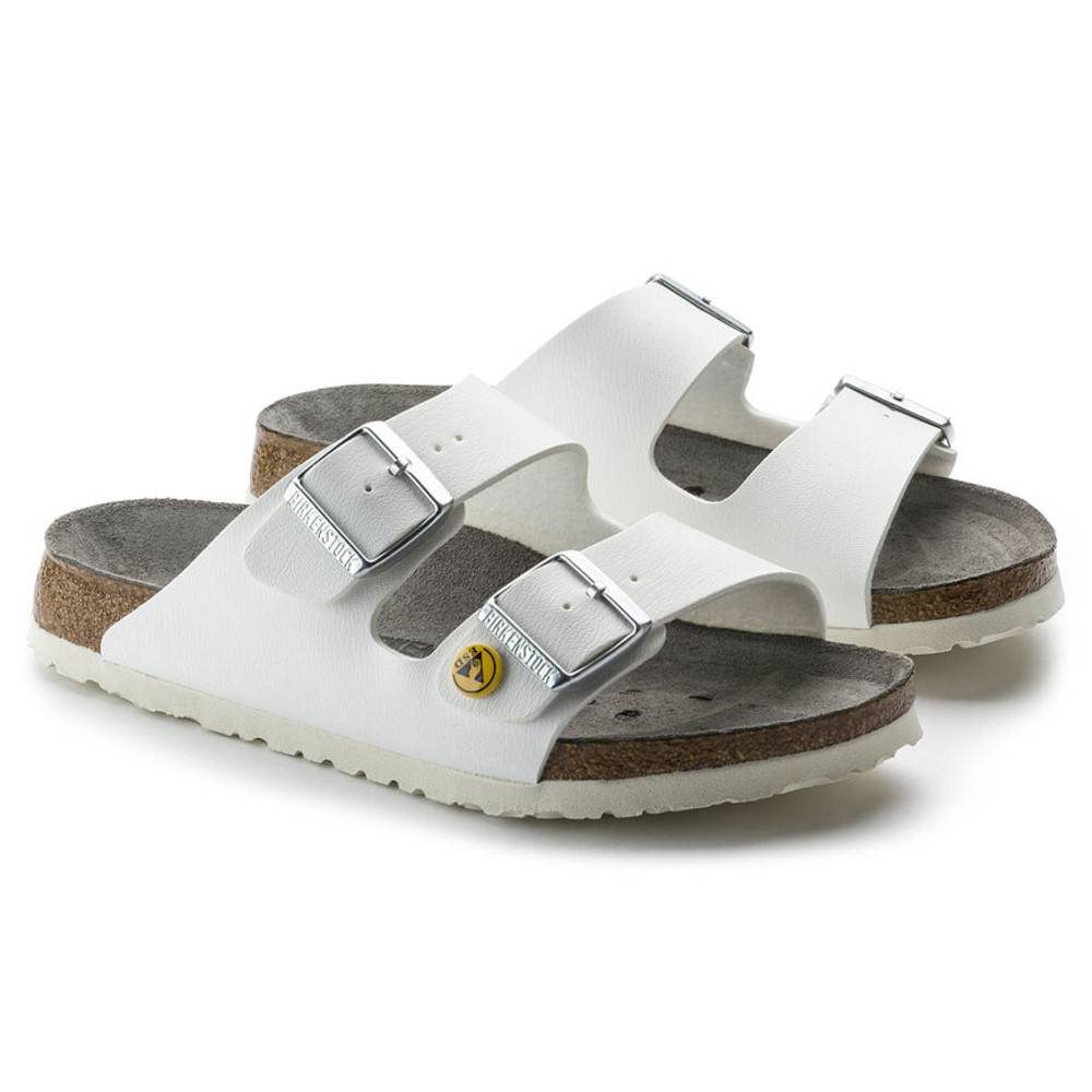 Birkenstock ESD-Sandale Arizona, Größe 42, weiß, normal-4