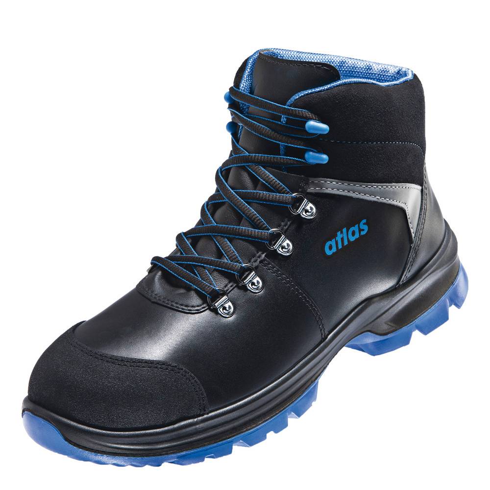 atlas Sicherheitsstiefel SL 84 blue ESD, S2, schwarz/blau, Weite 10, Größe 43-0