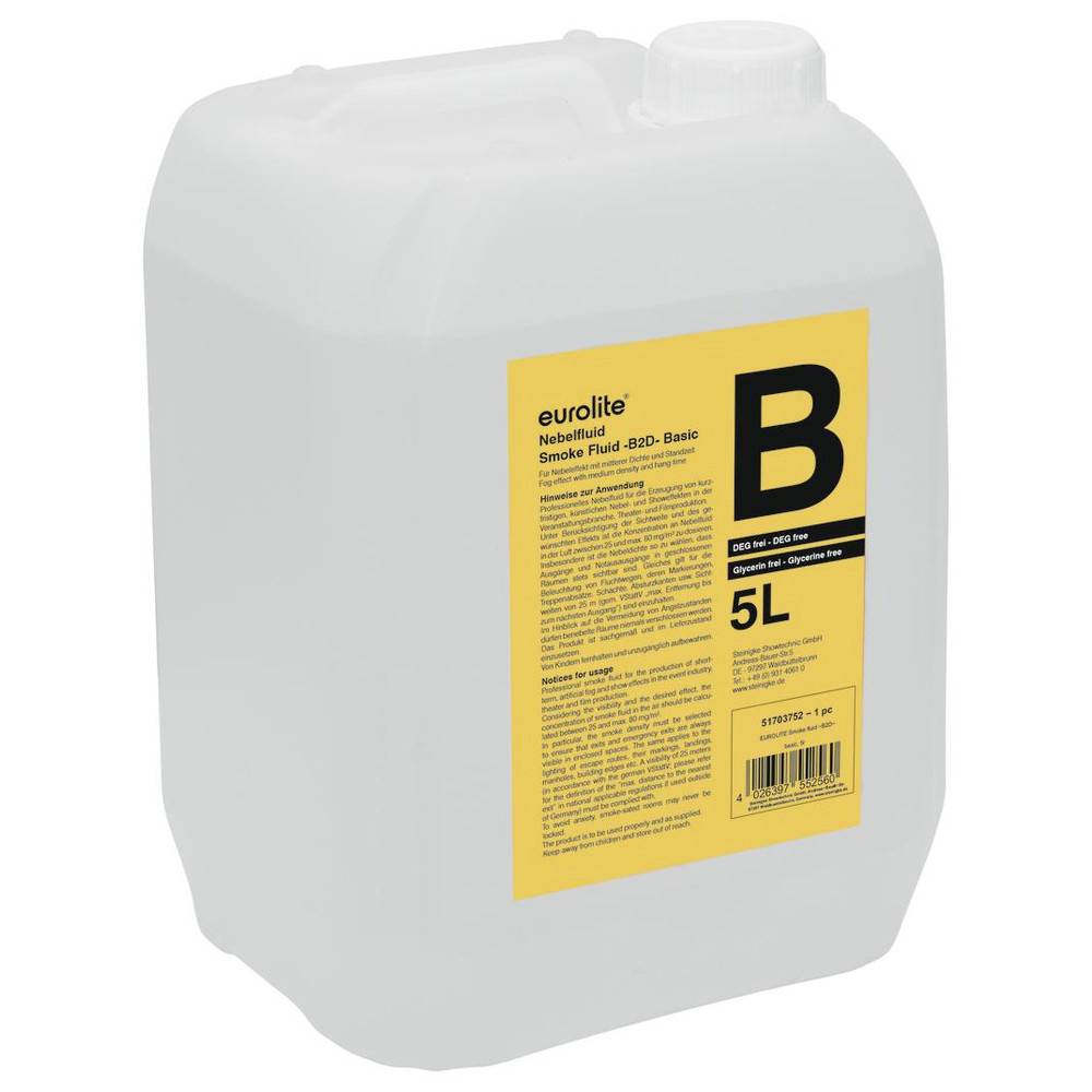Eurolite Nebelfluid Eurolite, P2D, hoch/hoch, 5 l-0