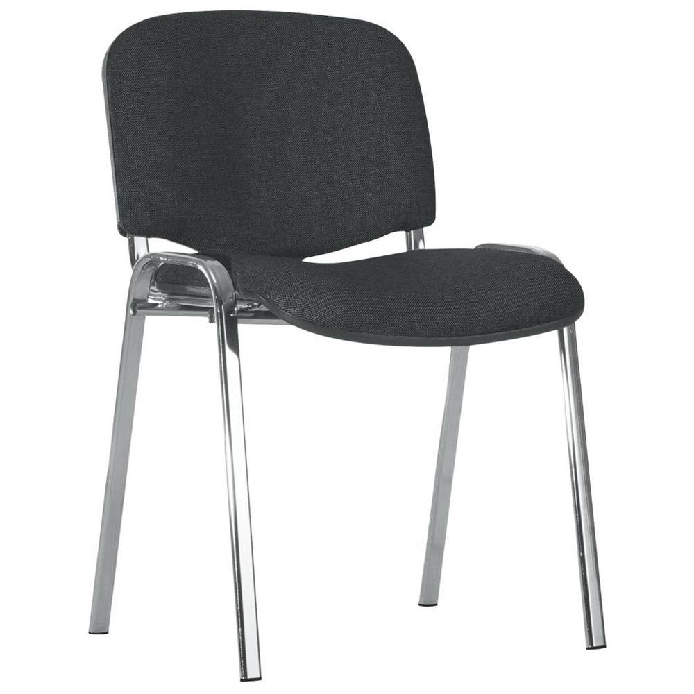 EDE Besucherstuhl ISO Leder chrom/K-leder schwer-0