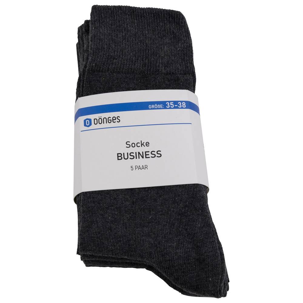 Dönges Baumwollsocke Business, grau, Größe 39-42-0