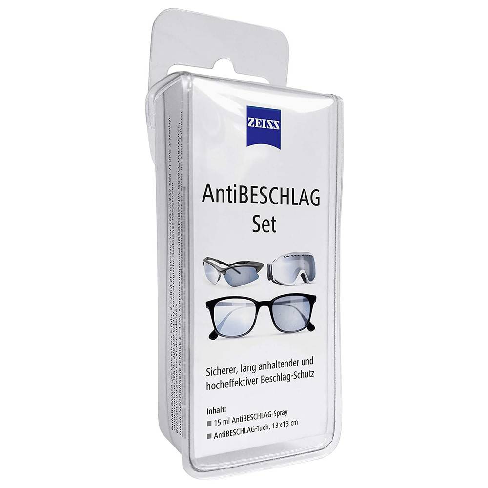 Zeiss AntiBESCHLAG-Set, 15 ml Spray + Tuch-0