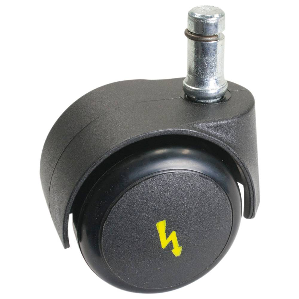 WETEC Leitfähige Stuhl-Doppelrolle, Steckbolzen 11 x 22 mm, 5 Stück-0