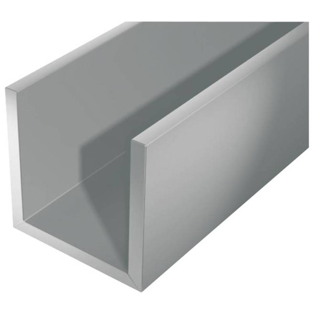 Alberts Alu-U-Profil 2000/20 x 20 mmsilberfarbig-0