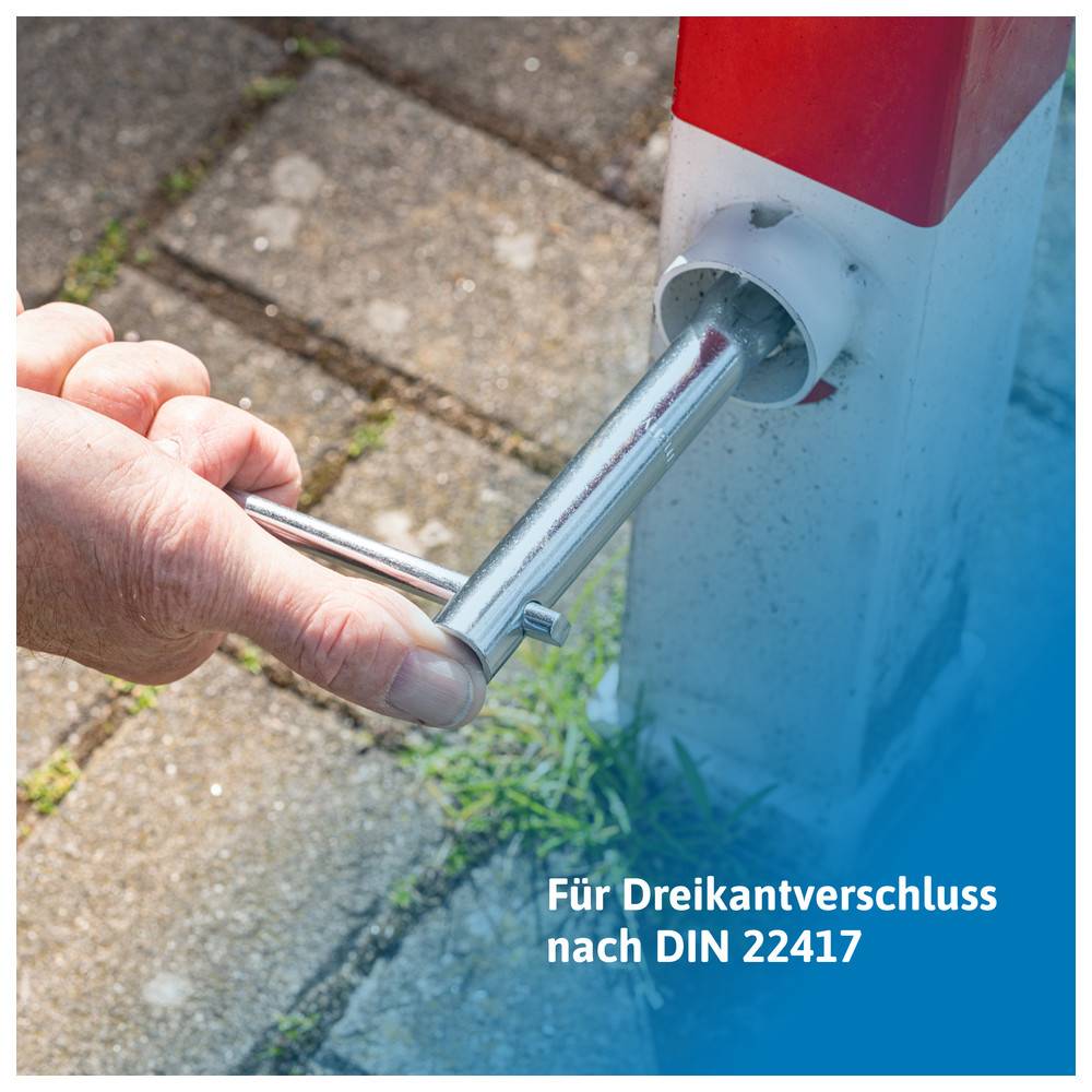 Dönges Schlüssel für Absperrpfosten, Economy, Dreikant M12-3