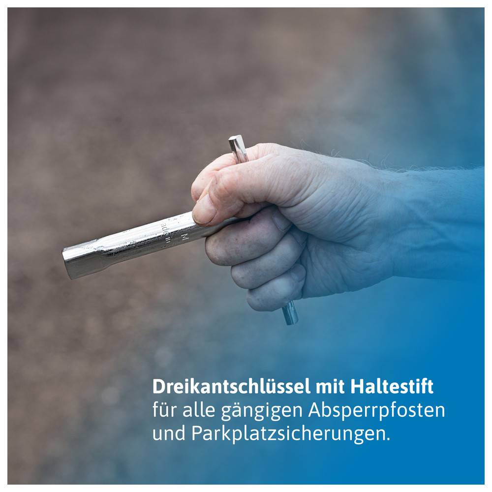 Dönges Schlüssel für Absperrpfosten, Economy, Dreikant M12-4