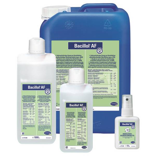 Hartmann Schnell-Desinfektionsmittel Bacillol AF, aldehydfrei, 500 ml