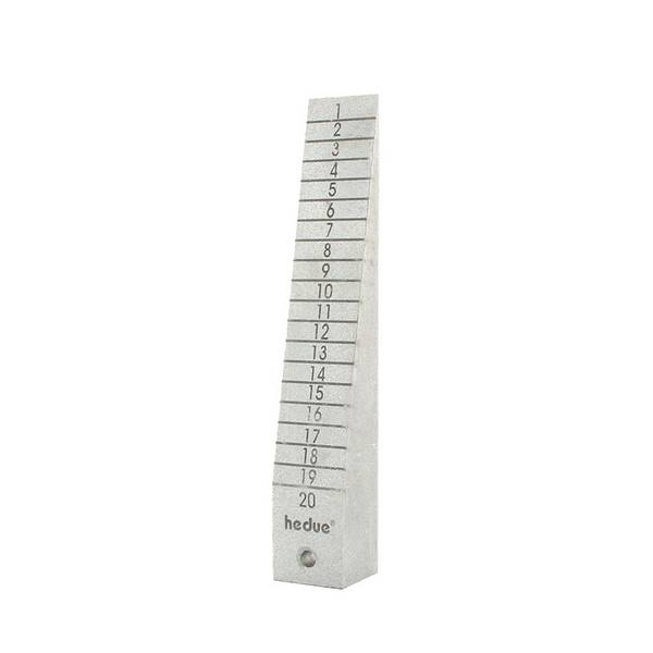 Hedue Messkeil, Ablesung 1 mm