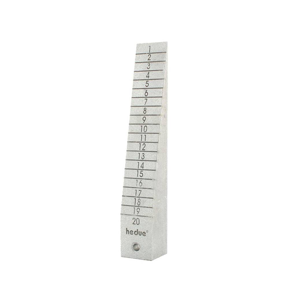 Hedue Messkeil, Ablesung 1 mm-0