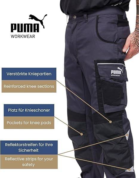 PUMA WORKWEAR PRECISION X Bundhose Schwarz/Anthrazit 48-1