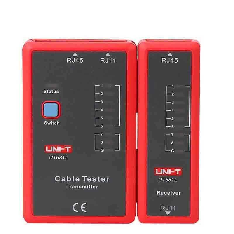UNI-T, UT681L, Kabeltester für RJ45 Ethernet und RJ11 Telefonkabel-0