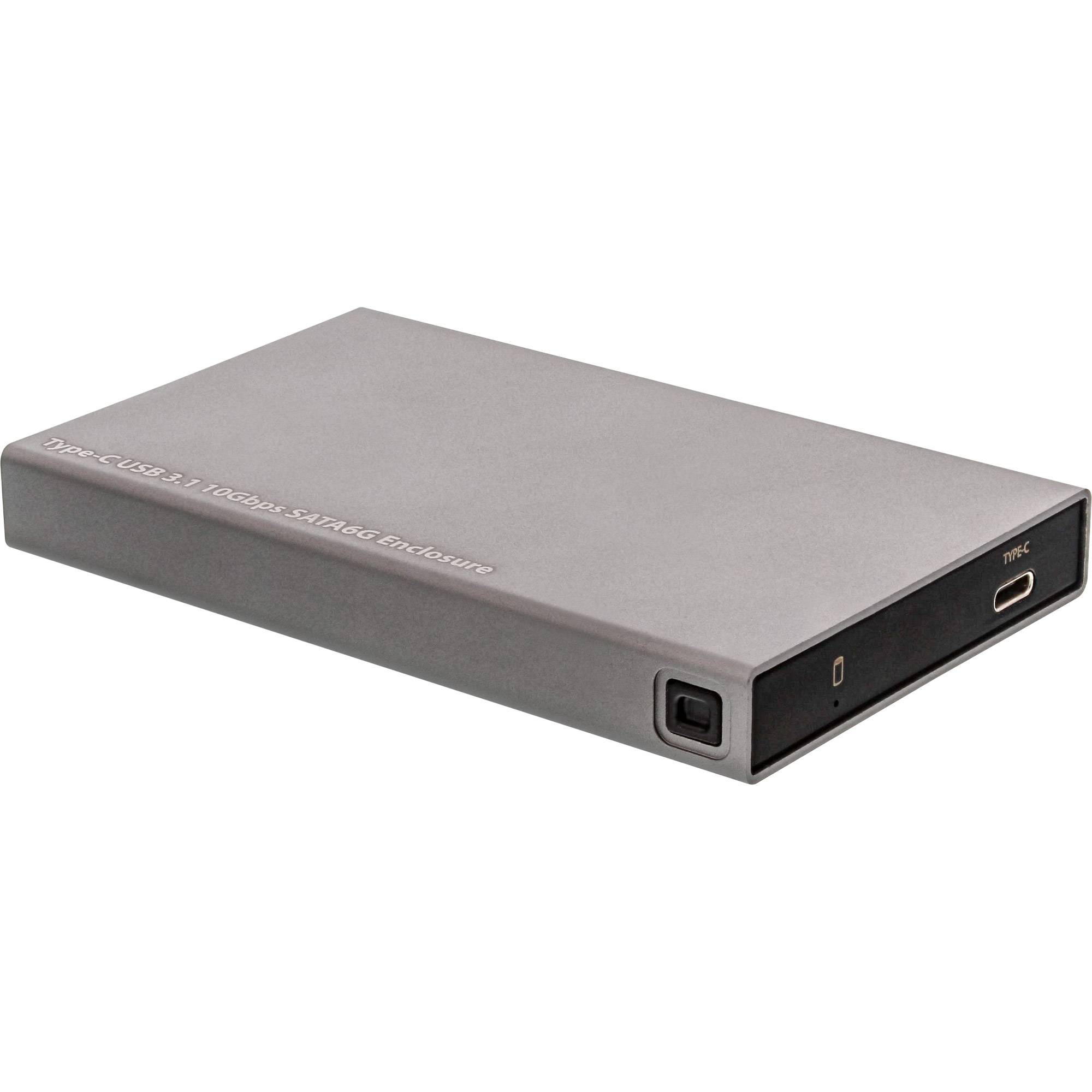 InLine® USB 3.1 Gehäuse für 6,35cm (2,5") 6G SATA-Festplatte / SSD, USB-C Buchse-0