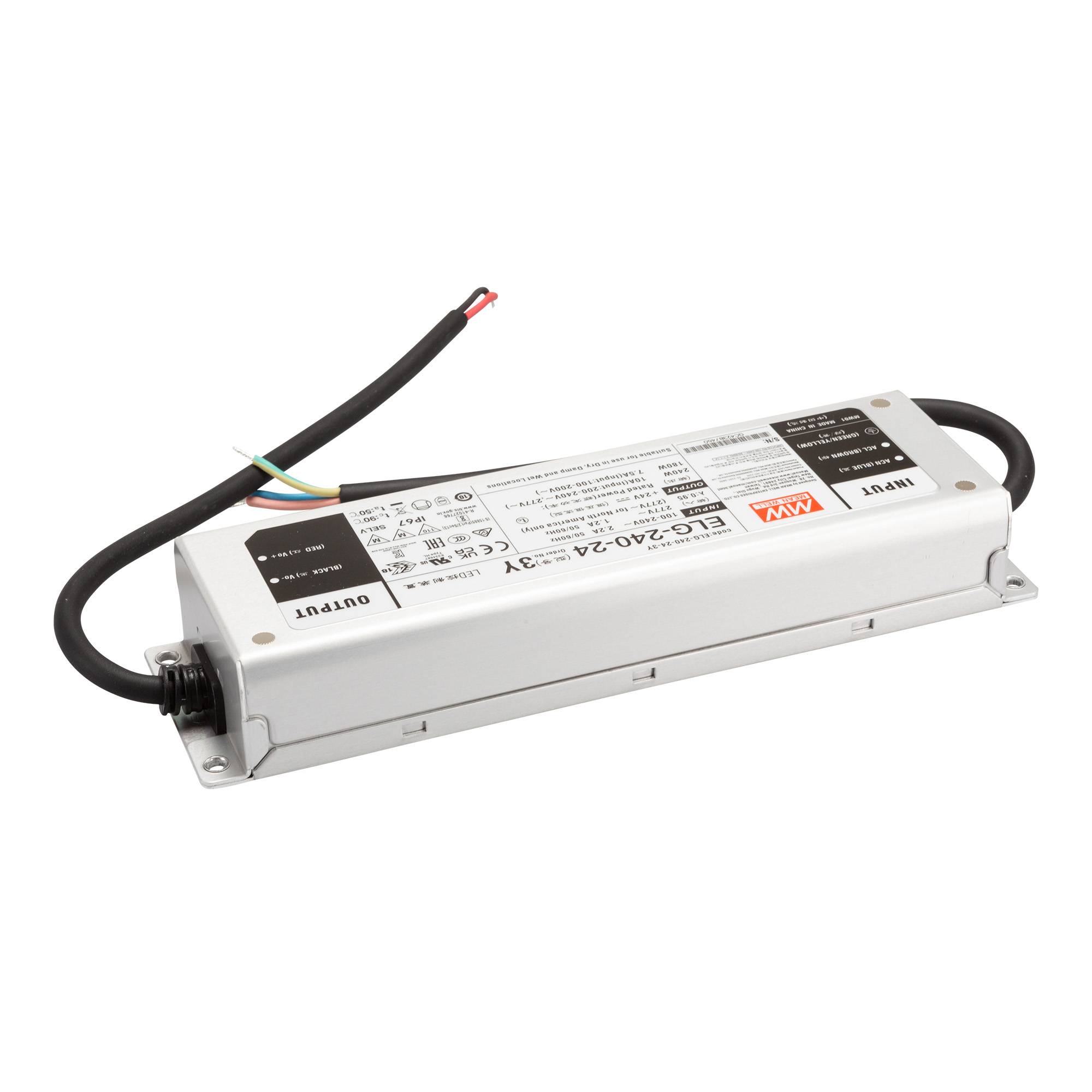 Mean Well ELG-240 IP65/IP67 SNT IP67 240W 24V/10A CV+CC + PE-2