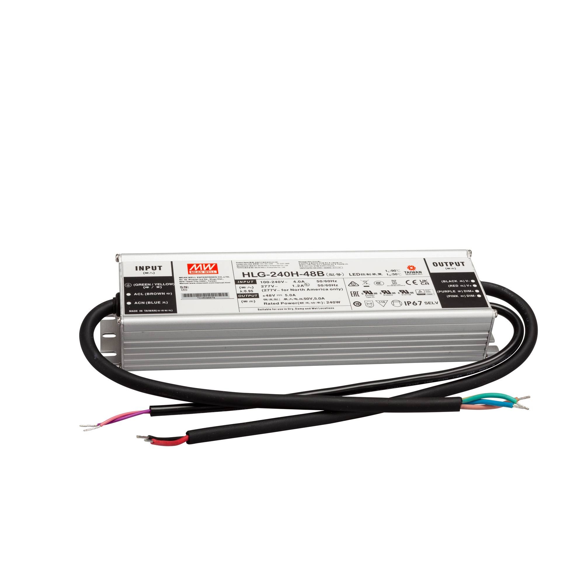 Mean Well HLG-240H Alu-SNT SNT IP67 240W 48V/5A CV+CC dimmbar-0