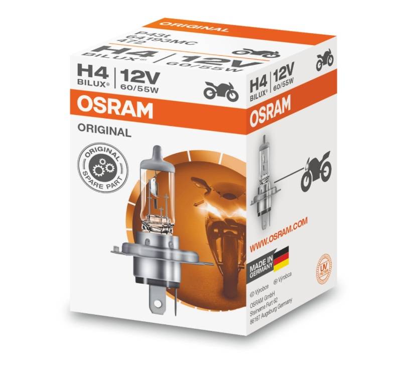 Glühlampe H4 12V 60 55W P43t OSRAM ORIGINAL passend für diverse PKW-2