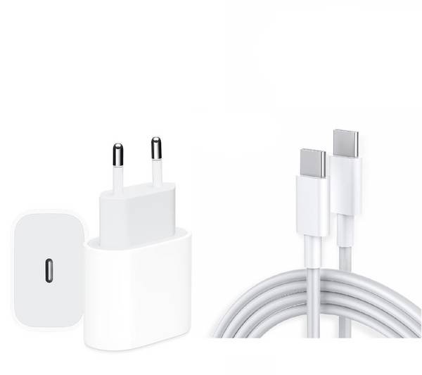 USB-C Ladekabel 1m + 20W USB-C PD Adapter