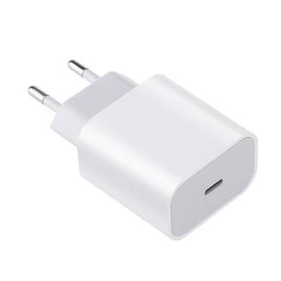 USB-C Netzadapter 20W Weiß – Schnellladegerät für Smartphone & Tablet-0