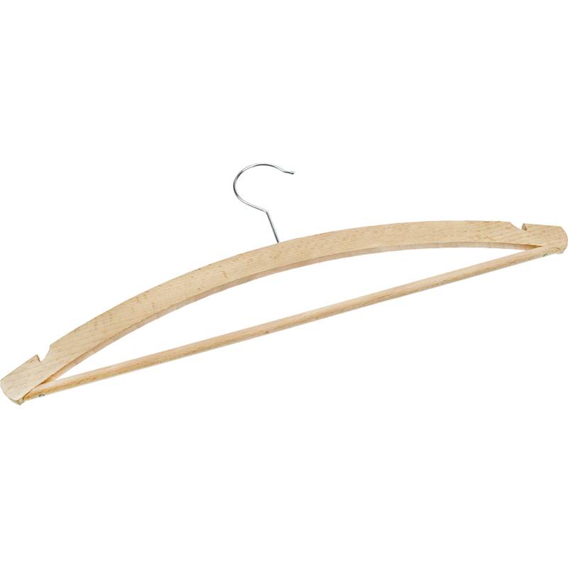Peggy Perfect Holz-Kleiderbügel mit Steg und Einschnitt-0