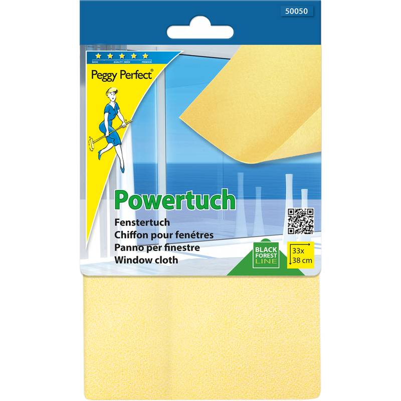 Peggy Perfect 50050 Peggy Perfect Fenstertuch "Powertuch", gelb-0