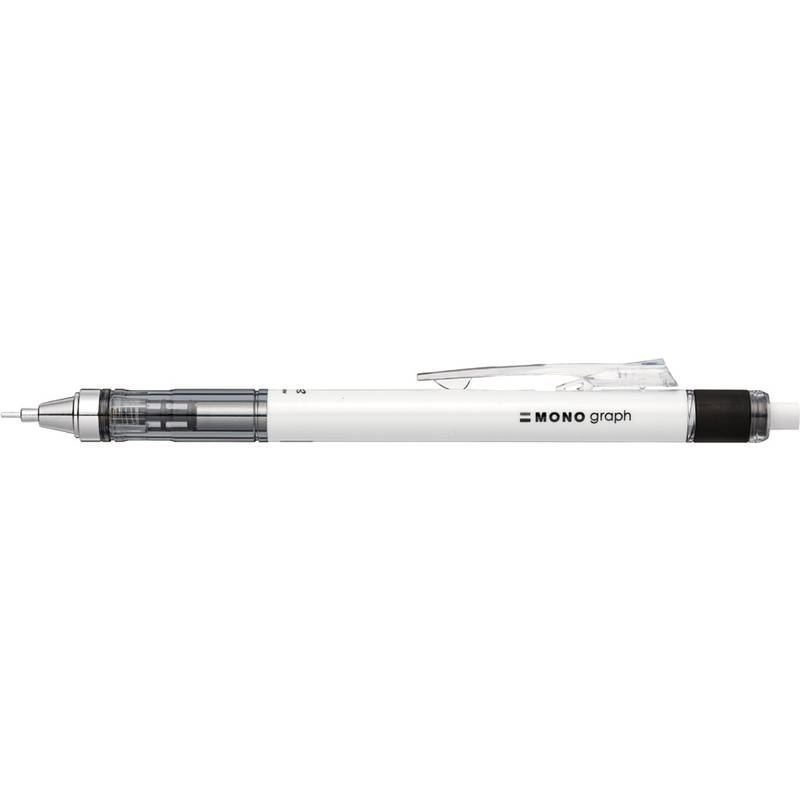 Tombow Druckbleistift "MONO graph", 0,7 mm, weiß (1230606)-0