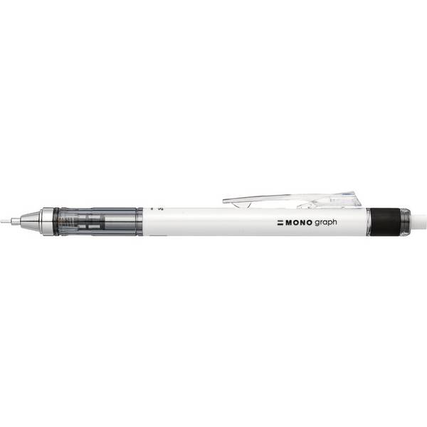 Tombow Druckbleistift "MONO graph", 0,7 mm, weiß (1230606)