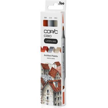 COPIC Marker ciao, 3er Set "Architect Palette"
