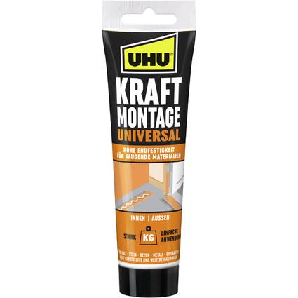 UHU KRAFT Montagekleber UNIVERSAL, weiß, 200 g Tube (5664834)-0