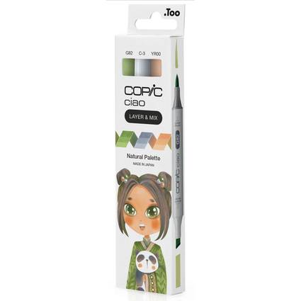COPIC Marker ciao, 3er Set "Natural Palette"-0